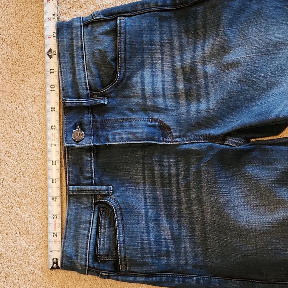 White House Black Market Skinny Ankle Leather Embellished Jeans - Picture 6 of 12